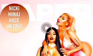 nicki minaj 300x180 - Nicki Minaj En La Portada De La Revista Paper