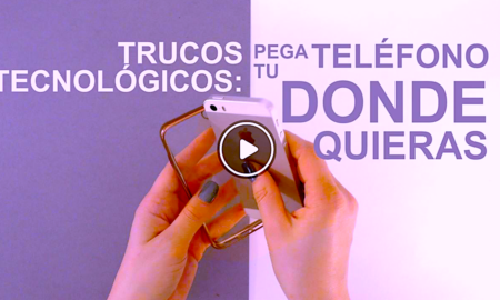 tecno telefono 450x270 - Trucos Tecnológicos: Pega Tu Teléfono Donde Quieras