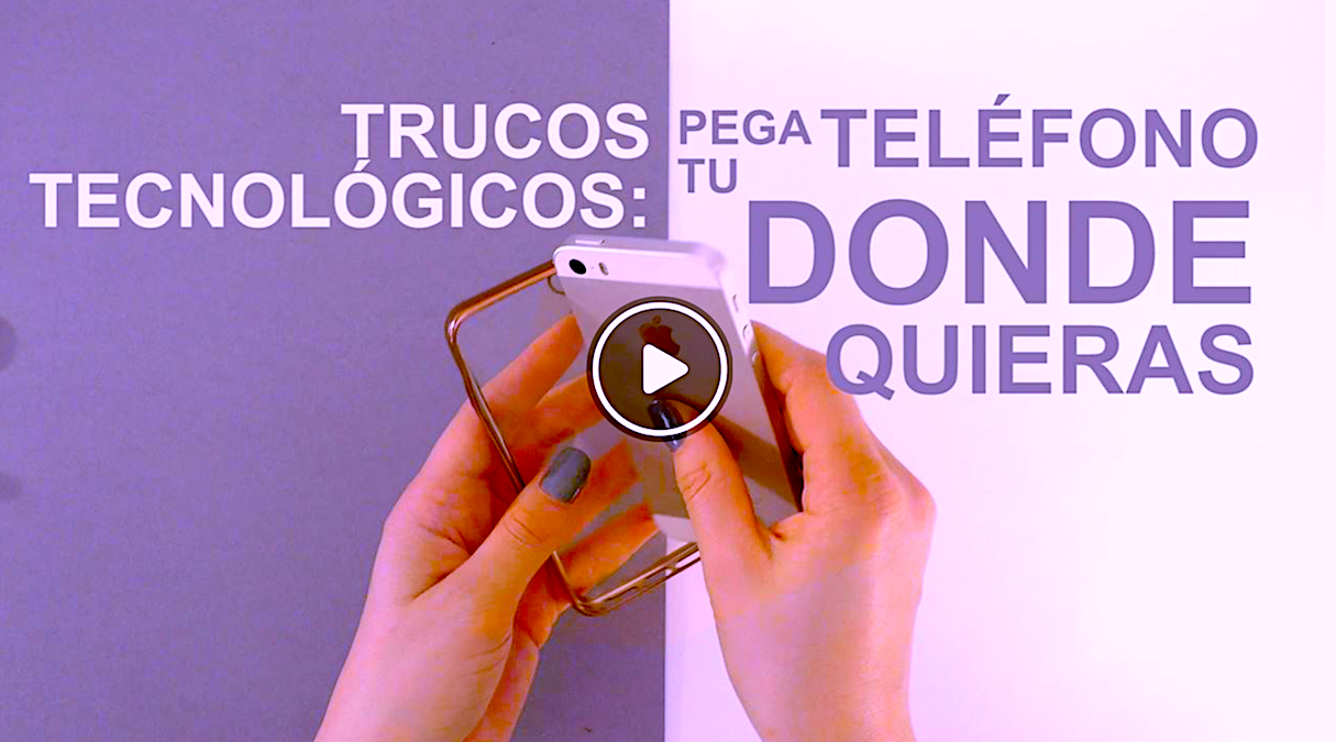 tecno telefono - Trucos Tecnológicos: Pega Tu Teléfono Donde Quieras