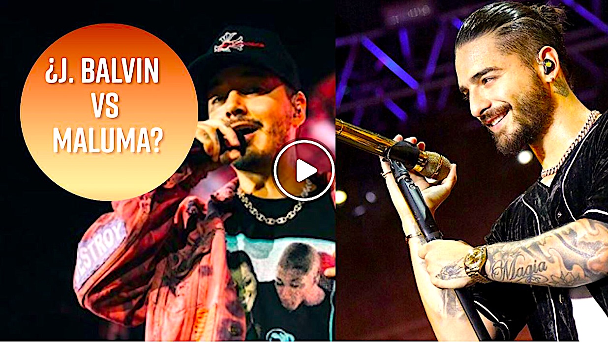 BALVIN MALUMA - ¿Rivalidad Entre Maluma y J.Balvin En Rusia 2018?