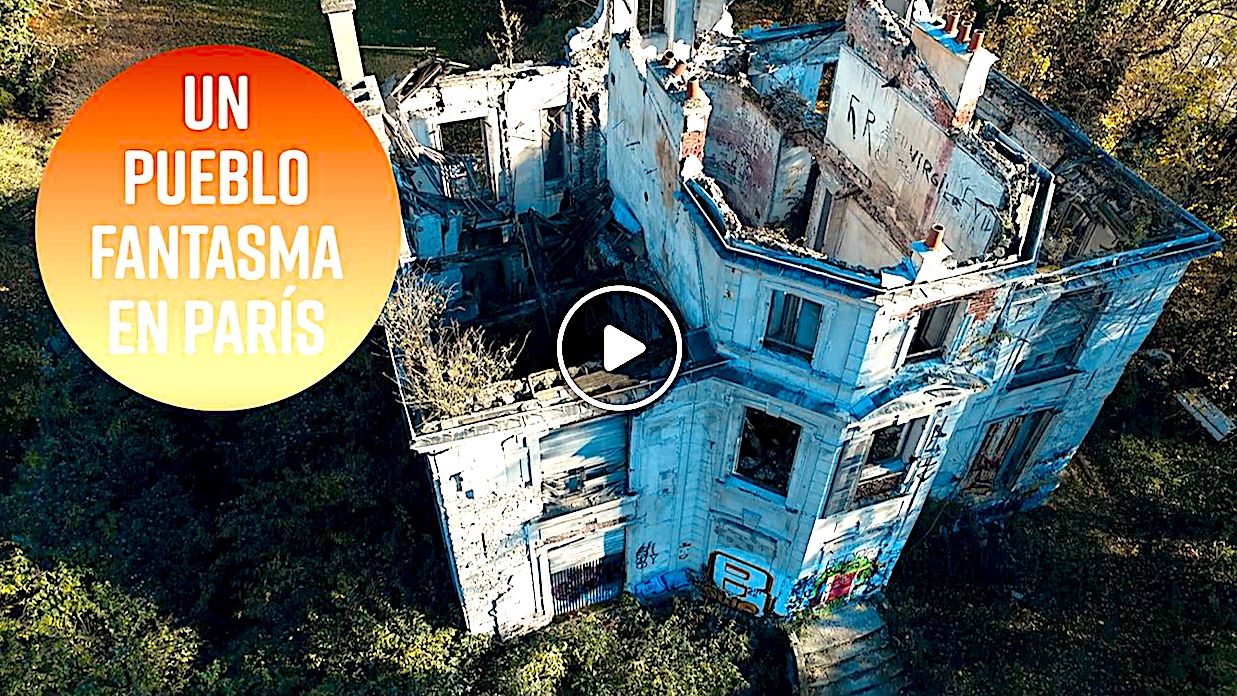 PUEBLO FANTASMA - Un Pueblo Francés Fantasma, A Vista De Dron