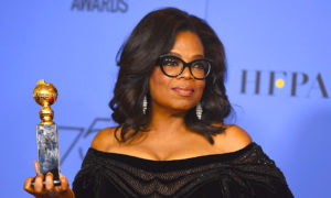 oprah winfrey backstage golden globes 300x180 - Oprah Magnánima y Atronadora