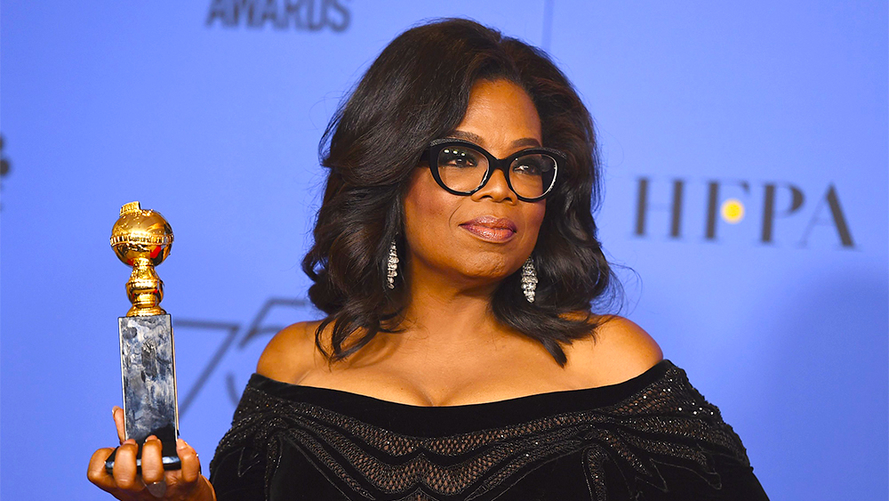 oprah winfrey backstage golden globes - Oprah Magnánima y Atronadora