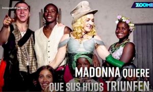 MADONNA E HIJOS 300x180 - Madonna Tiene Grandes Planes Para Sus Hijos