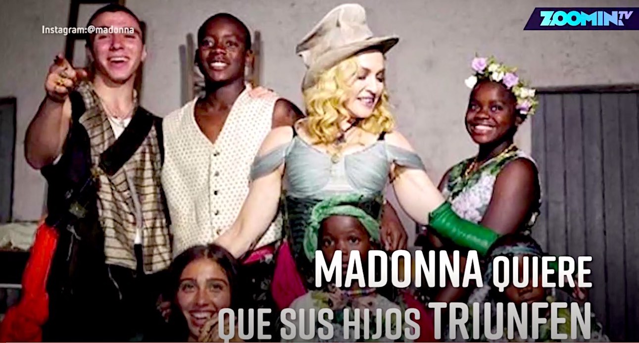 MADONNA E HIJOS - Madonna Tiene Grandes Planes Para Sus Hijos