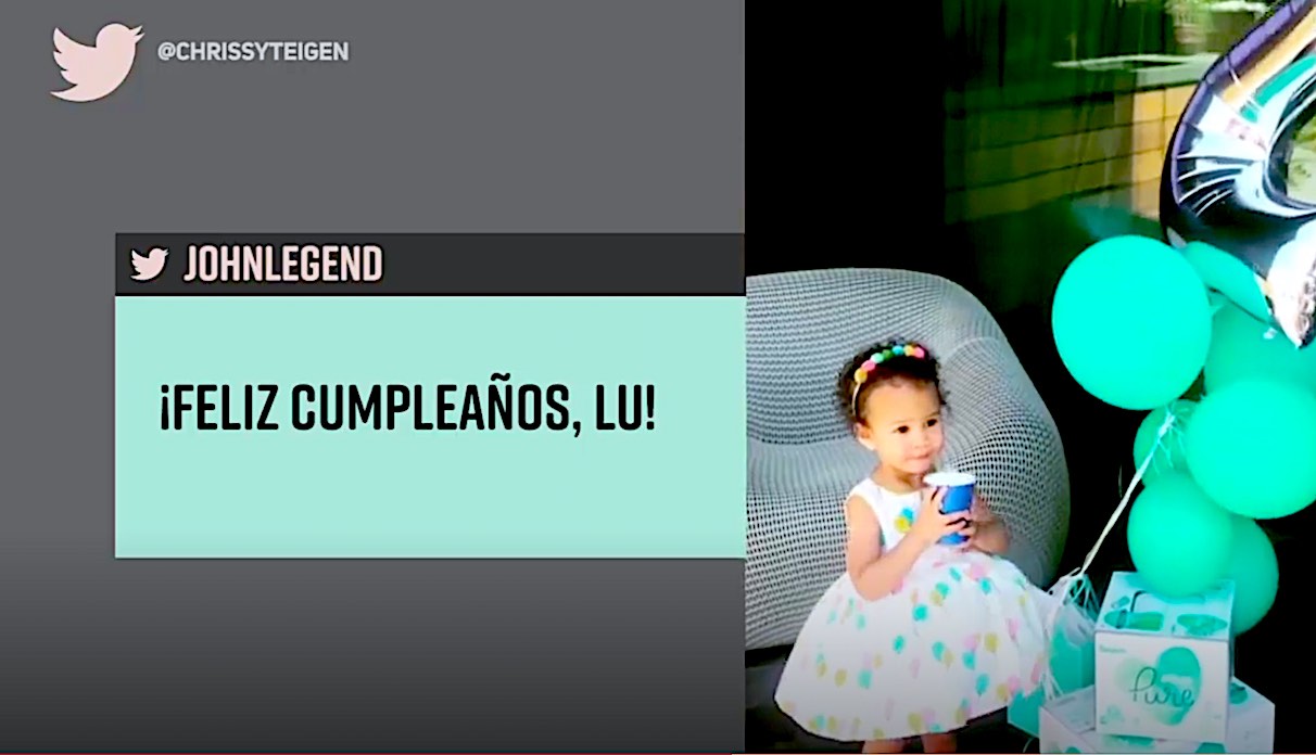 LU - Chrissy Teigen y La Lujosa Fiesta De Cumpleaños De Su Hija Luna