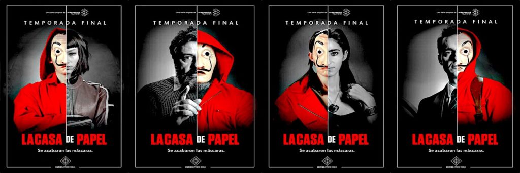 PERSONAJES 1024x342 - El Boom De La Casa De Papel