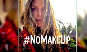 HEIDI 300x180 - Heidi Klum Se Une A La Tendencia Del Selfie Sin Maquillaje