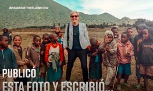 ELLEN 300x180 - La Polémica Foto De Ellen Degeneres Con Niños Africanos