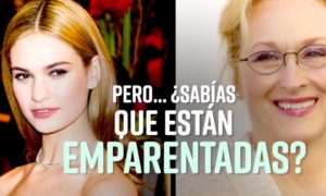 LILY Y MERYL 300x180 - Meryl Streep Descubre Que Es Prima Lejana De Lily James