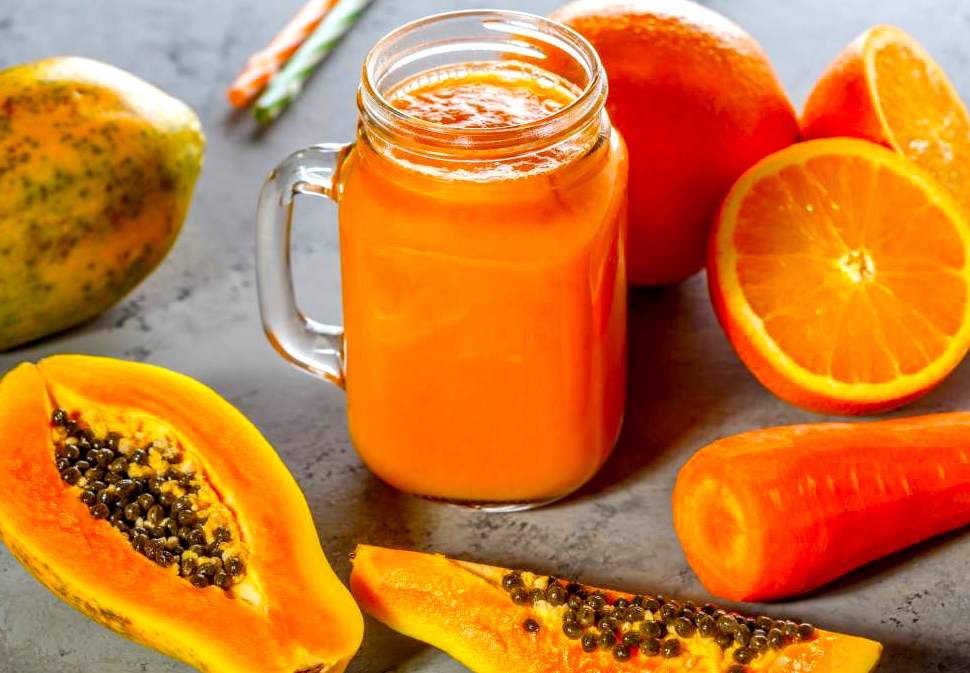 PAPAYA - Jugos Detox: Papaya, Piña y Naranja