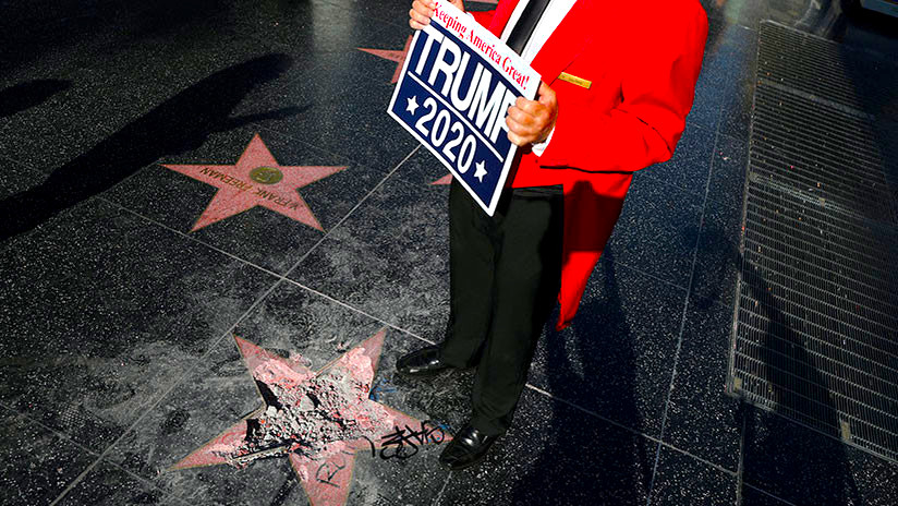 trump estrella - La Estrella De Trump: Destruida Por Segunda Vez