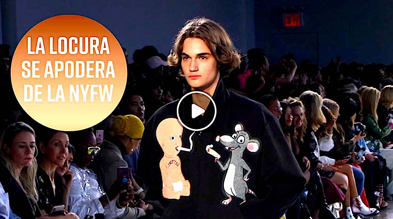 LOCURA NYFW - Libertine Sube A Su Pasarela A Niños Fumadores y Zapatos De Rata