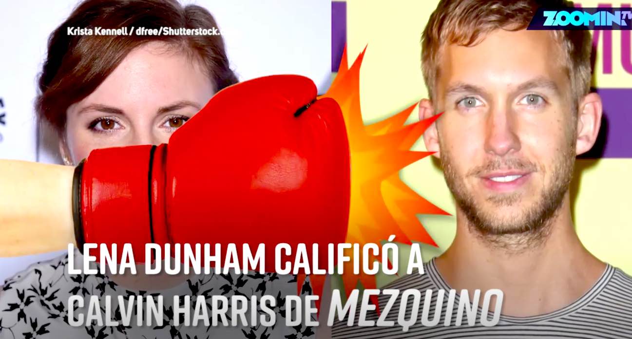 CONTRA CALVIN HARRIS - Lena Dunham Llama 'Mezquino' A Calvin Harris Después De La Ruptura Con Tay