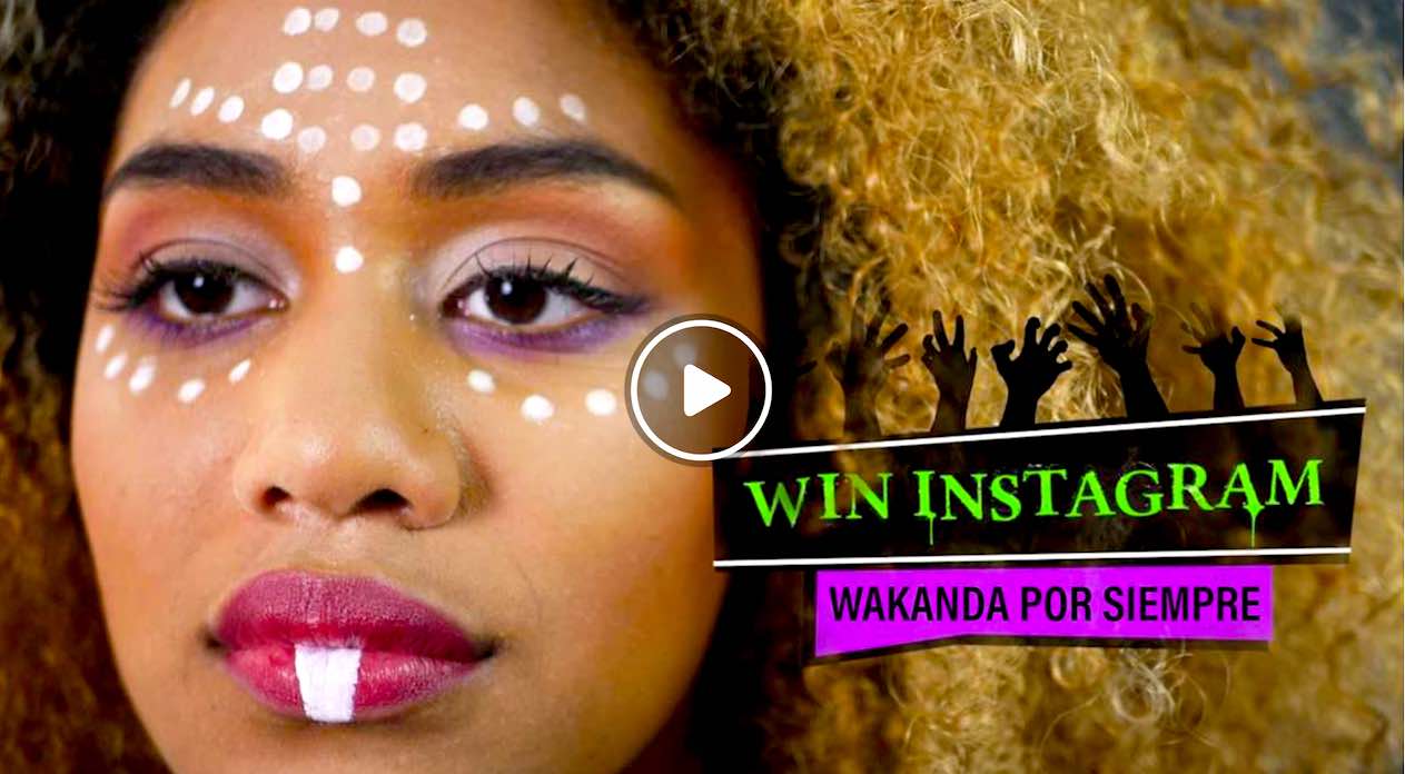 WAKANDA - Maquillaje Para Halloween: Wakanda Por Siempre