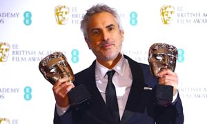 CUARON 300x180 - Roma Guides Netflix to Win BAFTA's Awards