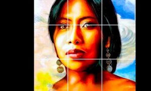 YALITZA PINTURA 2 1 300x180 - Yalitza Aparicio en contra de la violencia de genero en documental