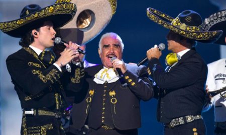 alex fernandez vicente fernandez alejandro fernandez 20th annual latin grammy awards 01 450x270 - Y Volvieron Los Fernández