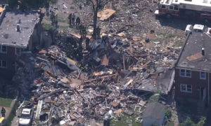 Explosión Baltimore 300x180 - Fuerte explosión sacude vecindario de Baltimore dejando estela de destrucción