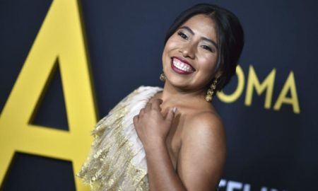 Yalitza Aparicio photocall 450x270 - Yalitza Aparicio será presentadora en los Latin Grammy