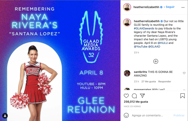 descarga 22 1 - El reparto de 'Glee' se reúne para rendir homenaje a Naya Rivera