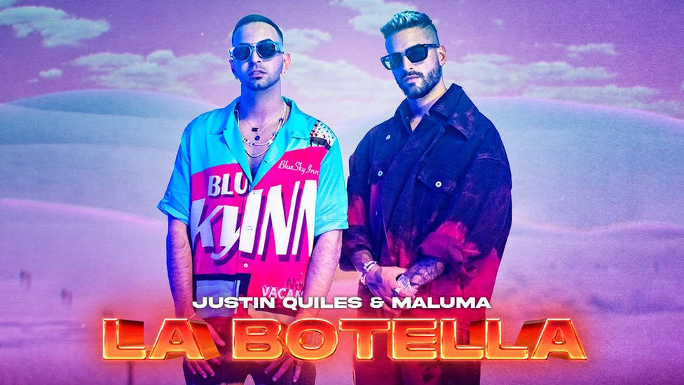 MALUMA LA BOTELLA - Maluma hizo dueto con Justin Quiles en tema La Botella