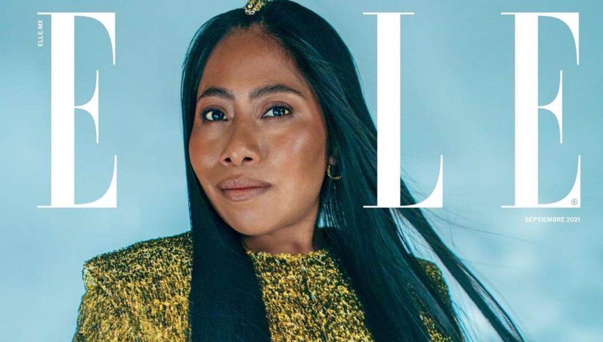 portada de yalitza aparicio en elle elogios - Yalitza Aparicio habla sus pasos tras 'Roma'