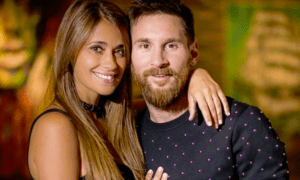 Messi y Antonela