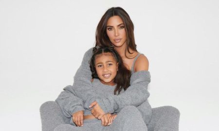 kim kardashian and north west 450x270 - Kim Kardashian presume el increíble talento de su hija