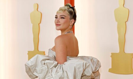 florence pugh oscar 2023 450x270 - Tendencias de belleza que predominaron en los Oscar 2023