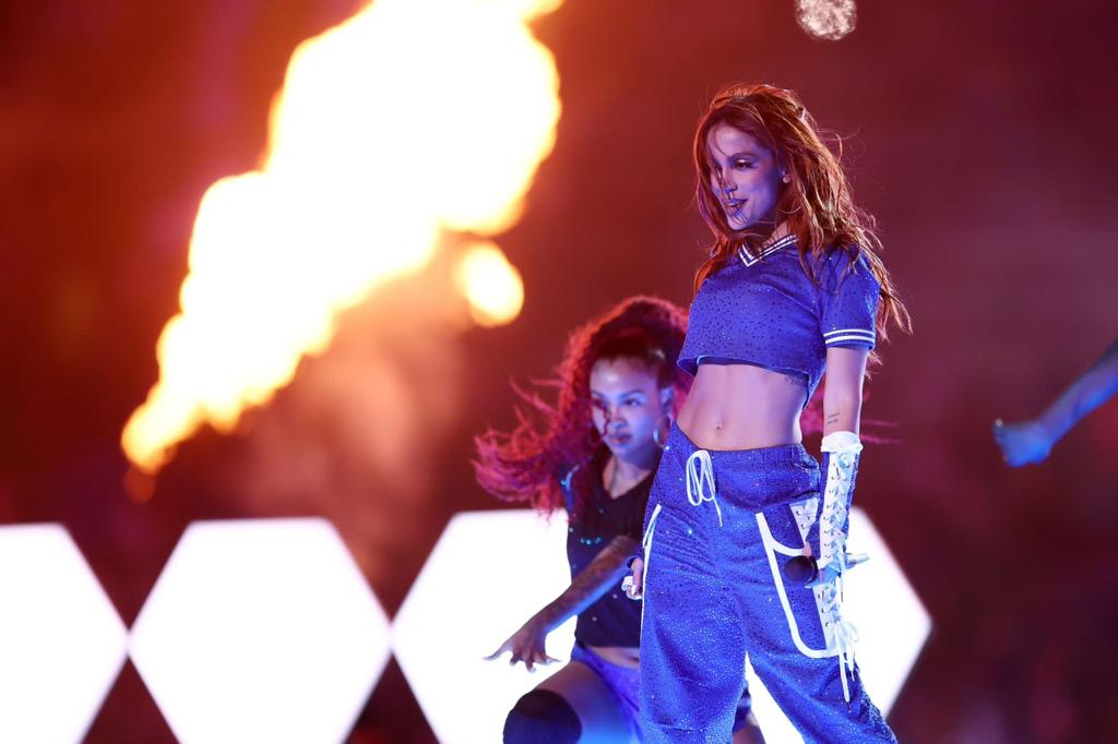 Anitta Getty Images - Anitta la rompió en el Kick Off show de la Champions