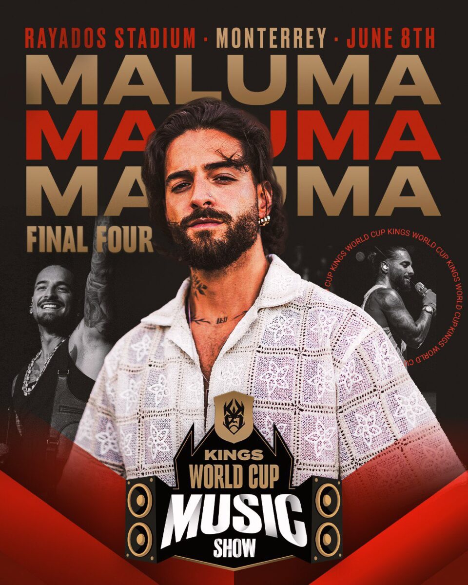 Maluma 1 960x1200 - Maluma tendrá su show en la KIngs League World Cup