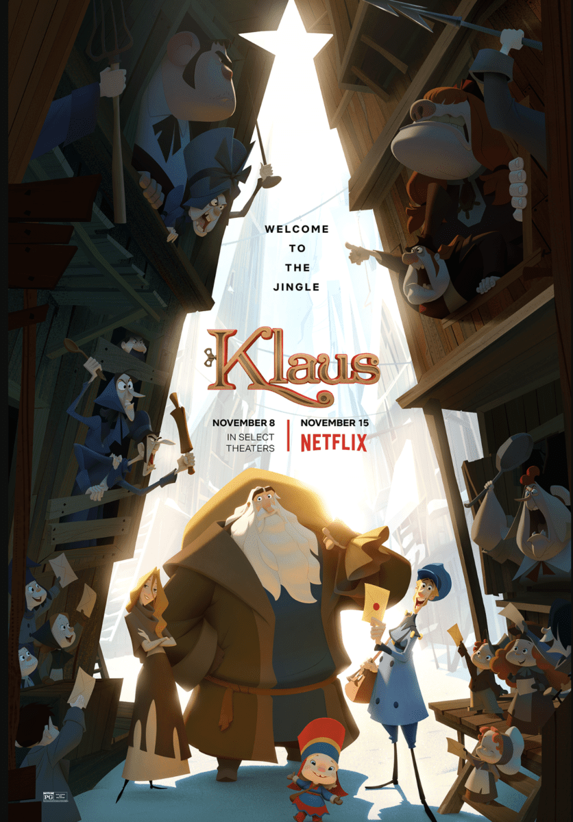 Klaus Movie 836x1200 - Top 5 de las películas navideñas infantiles